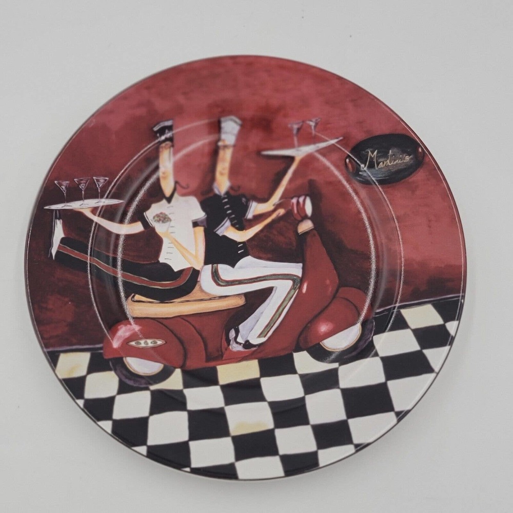 Martini Delivery Jennifer Garant Desert Salad 8.25" Plate Sakura Stoneware